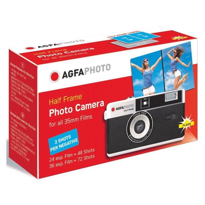 Agfaphoto genanvendeligt kamera 35mm half frame