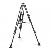 Manfrotto Stativ Video Alu Twin MS Midterspreder 100/75mm Skål