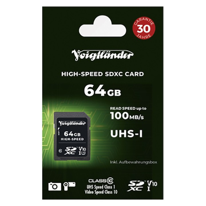 Voigtländer High-Speed SDHC 64GB UHS-I