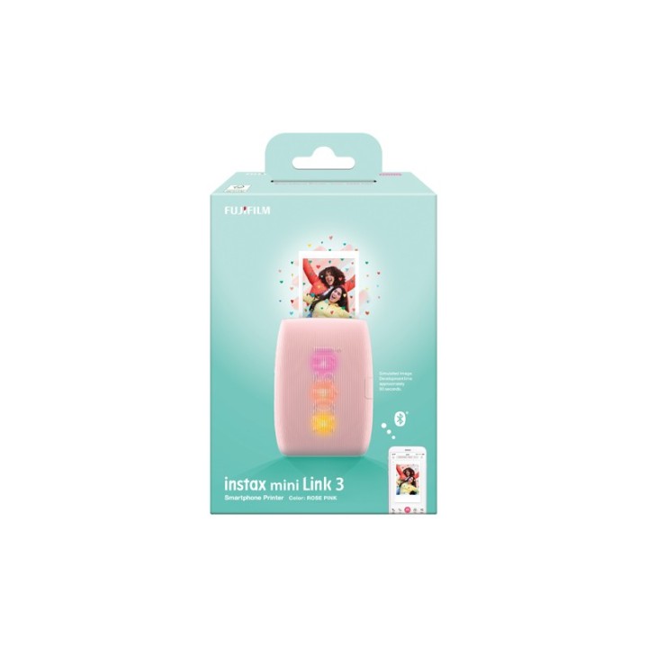 Fuji Instax mini Link 3 mobilprinter Rose Pink