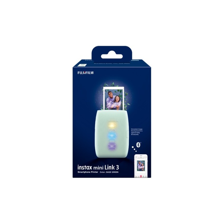 Fuji Instax mini Link 3 mobilprinter Sage Green
