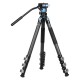 Sirui Carbon Fiber Tripod Kit with VideoHead L-324F + VA-5X