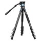 Sirui L-324F + VH-10 Carbon Fiber Tripod Kit m/ VideoHead