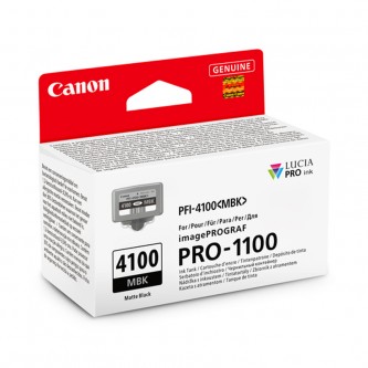 Canon PFI-4100MBK mat sort blæk