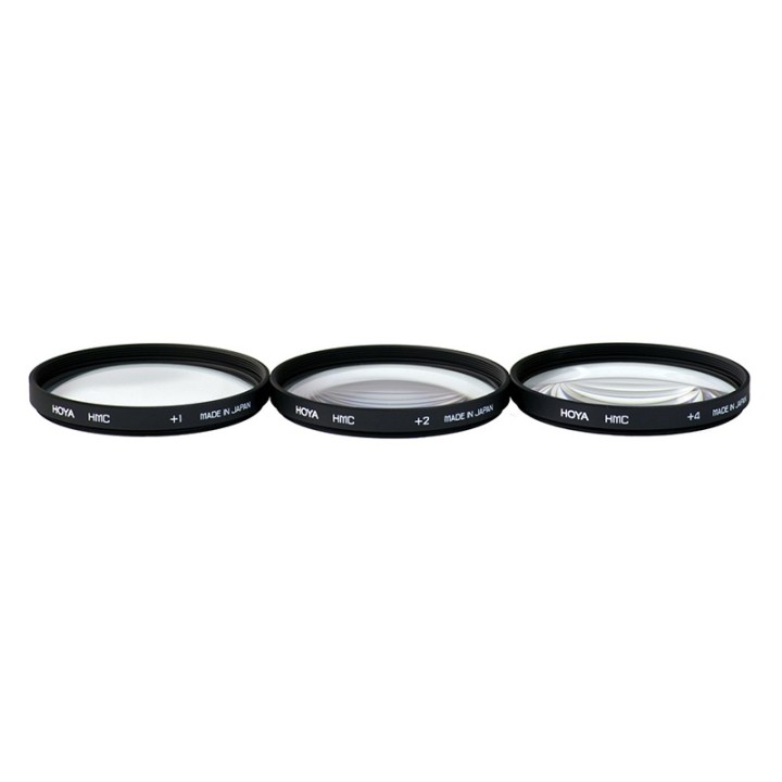 Hoya Close-up filter set HMC II (+1,+2,+4) 46 mm