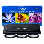 Hoya Close-up filter set HMC II (+1,+2,+4) 62 mm