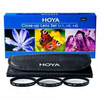 Hoya Close-up filter set HMC II (+1,+2,+4) 67 mm