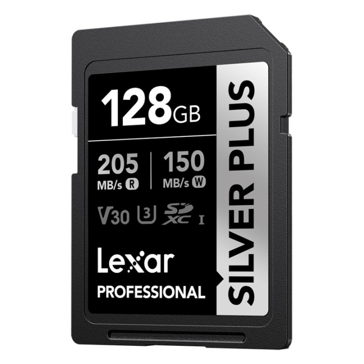 Lexar SDXC Professional SILVER Plus 1066x UHS-I/U3/A2/4K R205/W150 (V30) 128GB