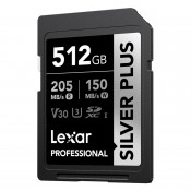Lexar SDXC Professional SILVER Plus 1066x UHS-I/U3/A2/4K R205/W150 (V30) 512GB