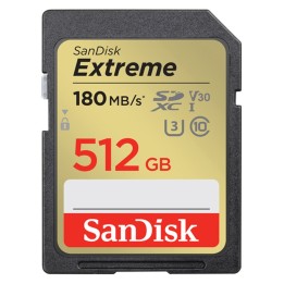 SanDisk 512GB SDXC Extreme-kort