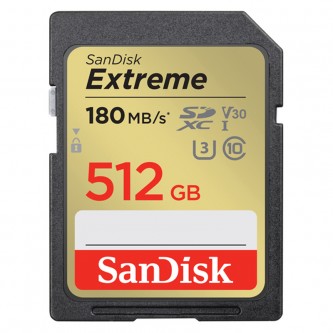 SanDisk 512GB SDXC Extreme-kort