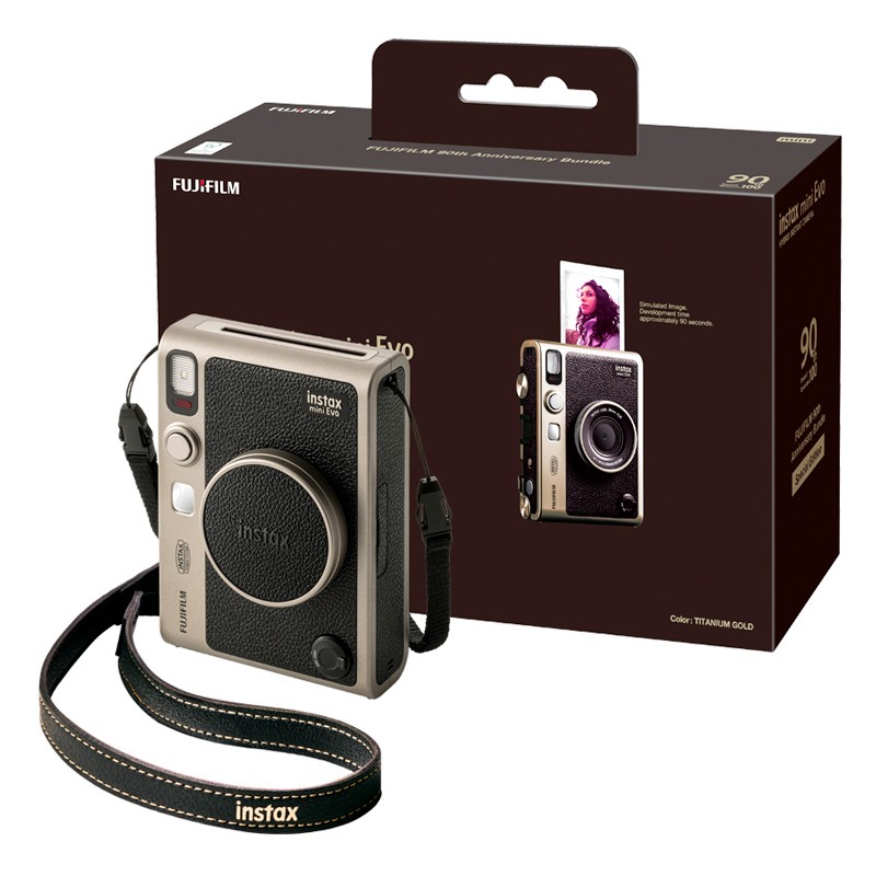 instax mini Evo 90th Anniversary GOLD（Fujifilm Instax 90th