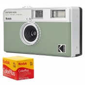 Kodak EKTAR H35 Film Camera Sage m/ 1 film