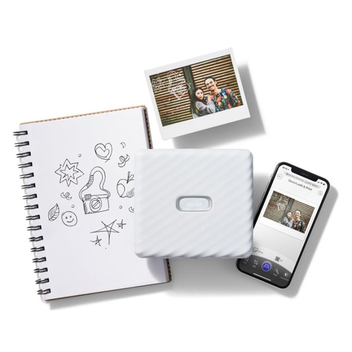 Fujifilm instax Link Wide printer hvid, inkl 50 billeder