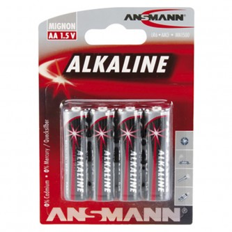 Ansmann RED Alkaline Mignon AA/LR6 4 pak