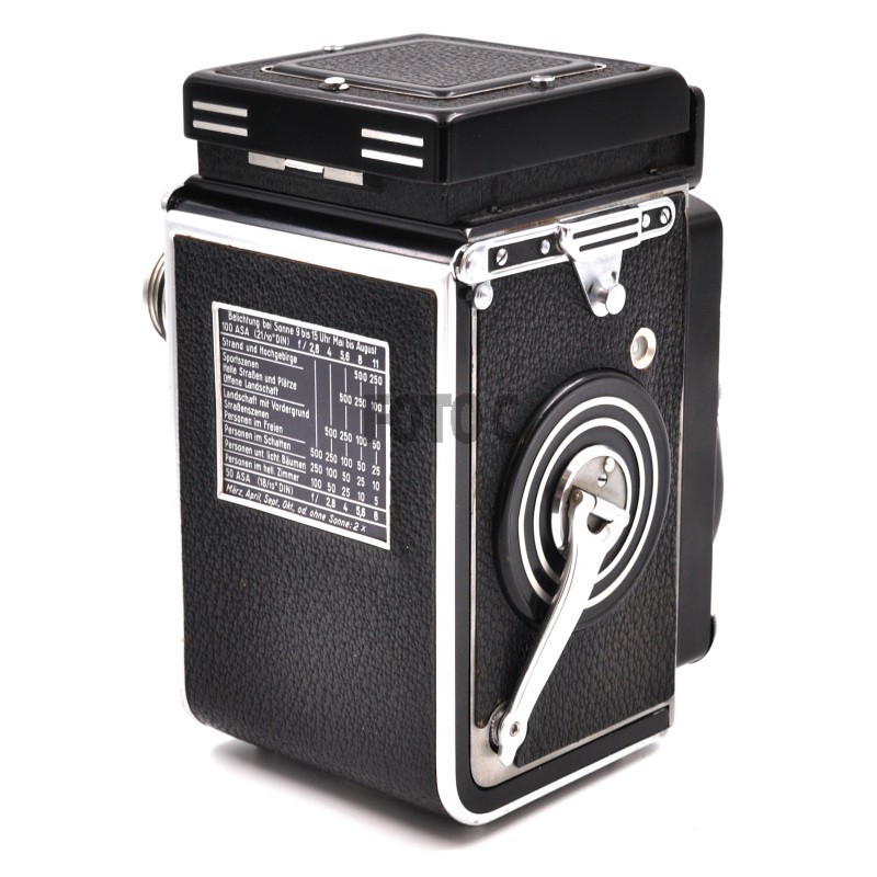 Rolleiflex 2.8C med Schneider Kreuznach 80mm f/2.8 Xenotar (SN