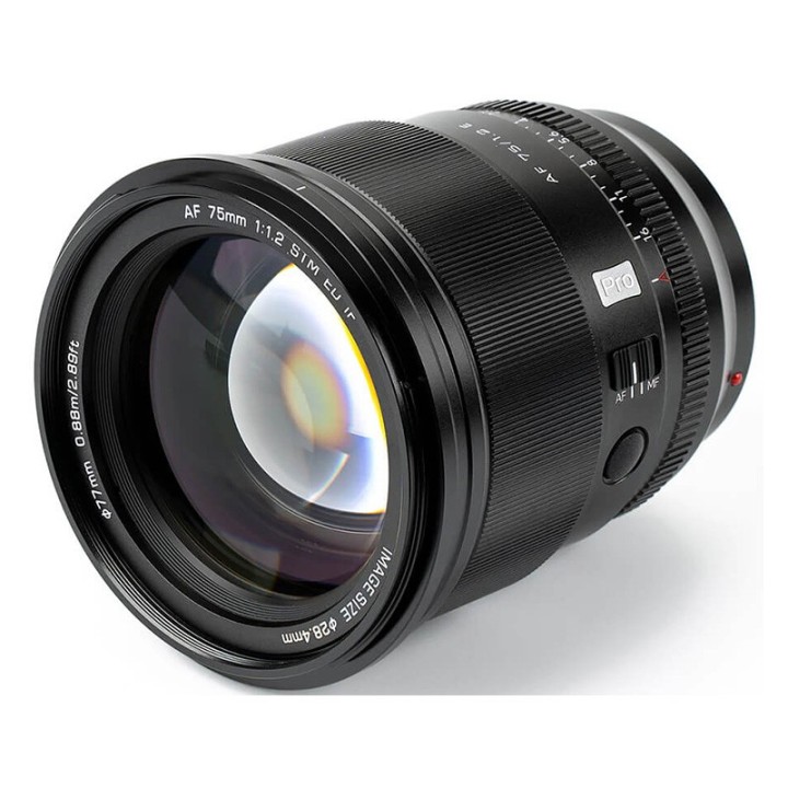 Viltrox AF 75mm f/1.2 AF PRO til Nikon Z-mount APS-C