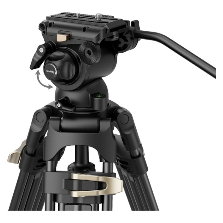 Smallrig 4686 Heavy-Duty Fluid Head Video Tripod Kit AD-01S