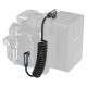 SmallRig 4793 USB-C (Angled) to USB-C (Angled) Coiled Data Cable