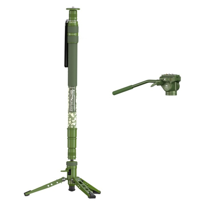 Sirui Monopod Video Set Pedal Version Camouflage CVM-145P + CT5X