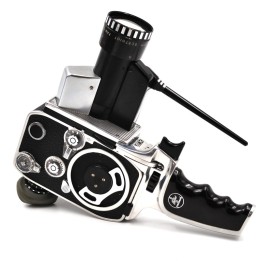 Bolex P1 Zoom Reflex dobbelt 8mm kamera med 8-40mm f/1.9 *Uden Garanti*