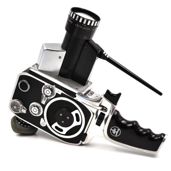 Bolex P1 Zoom Reflex dobbelt 8mm kamera med 8-40mm f/1.9 *Uden Garanti*
