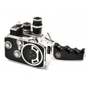 Bolex B8L dobbelt 8mm kamera med Kern-Paillard Yvar AR 12.5mm f2.5 & 36mm f/2.8 *Uden Garanti*