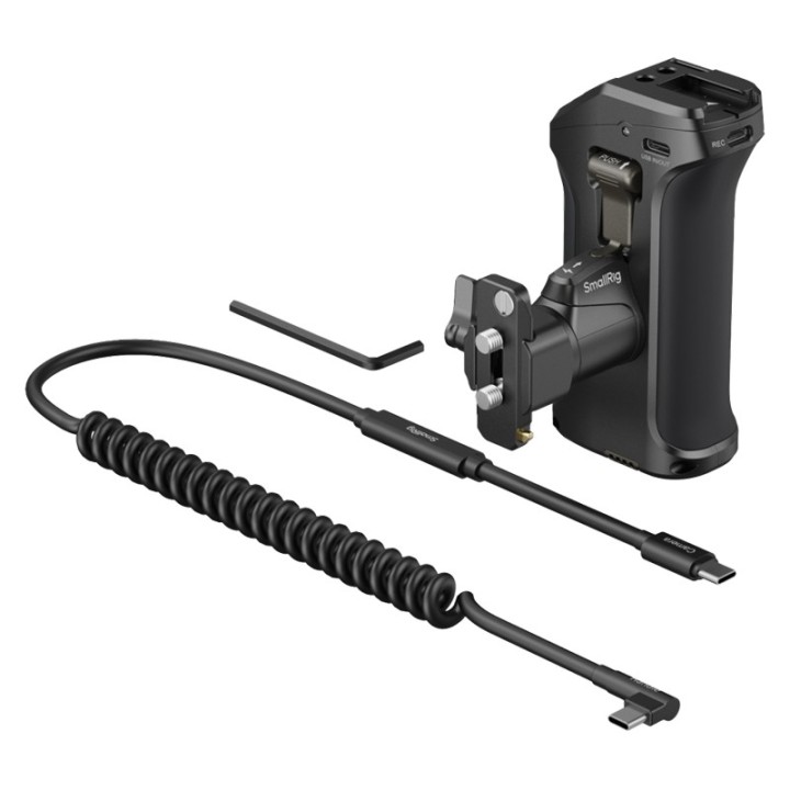 SmallRig 5235 Rotating Side Handle m/ Trigger REC til Selected Canon/Blackmagic Design Cameras