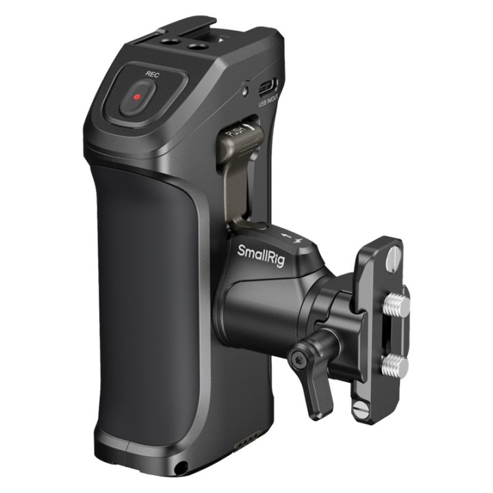SmallRig 5235 Rotating Side Handle m/ Trigger REC til Selected Canon/Blackmagic Design Cameras