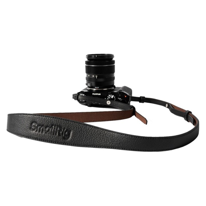 SmallRig 5208 Universal Leather Camera Shoulder Strap Black