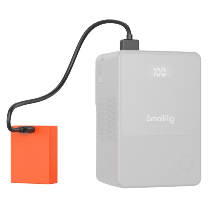 SmallRig 5088 USB-C Rechargeable Camera Battery NP-W126S Orange