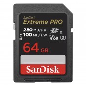 Sandisk 64 GB SDXC Extreme Pro 280MB/s V60UHS-II