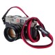 Artisan & Artist ACAM-312A Silk Camera Strap Gradation, Black/Red