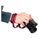 Artisan & Artist ACAM-312A Silk Camera Strap Gradation, Black/Red