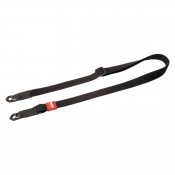 Artisan & Artist ACAM-100A Slim & Soft Cloth Camera strap - Leica m/mirrorless (w/ring) BLK/Red