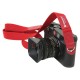 Artisan & Artist ACAM-102 Slim Cloth Strap (w/Ring-type/Eyelets) Red