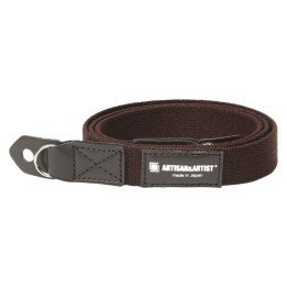 Artisan & Artist ACAM-102 Slim Cloth Strap (w/Ring-type/Eyelets) Brown