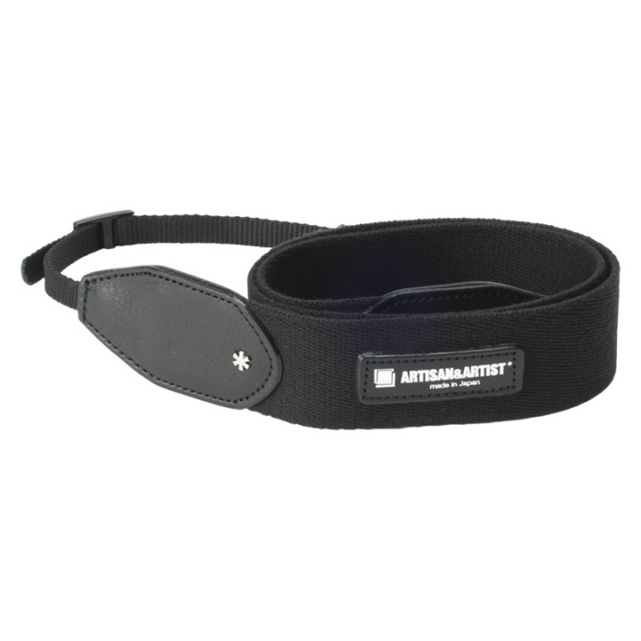 Artisan & Artist ACAM-110A Wide Cloth Strap, 38mm (w/Tape-type) Black