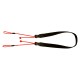 Artisan & Artist ACAM-P25 Wide Length Parachute Cord Strap w/adjustable lengths (d-ring) Red