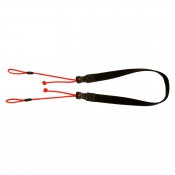 Artisan & Artist ACAM-P25 Wide Length Parachute Cord Strap w/adjustable lengths (d-ring) Red