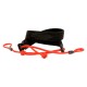 Artisan & Artist ACAM-P25 Wide Length Parachute Cord Strap w/adjustable lengths (d-ring) Red