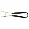 Artisan & Artist ACAM-P25 Wide Length Parachute Cord Strap w/adjustable lengths (d-ring) Tan