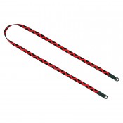 Artisan & Artist ACAM-318 Silk Camera Strap w/ Traditional Japanese Pattern (Long), Black/Red