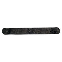 Artisan & Artist ACAM-30 Leather Neck Pad For Silk Strap, Black
