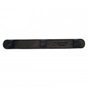 Artisan & Artist ACAM-30 Leather Neck Pad For Silk Strap, Black