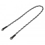 Artisan & Artist ACAM-707 Spiral Cord Strap, Black/White