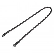 Artisan & Artist ACAM-707 Spiral Cord Strap, Black/Grey