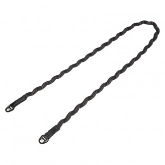 Artisan & Artist ACAM-707 Spiral Cord Strap, Black/Grey