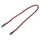 Artisan & Artist ACAM-707 Spiral Cord Strap, Red/Black
