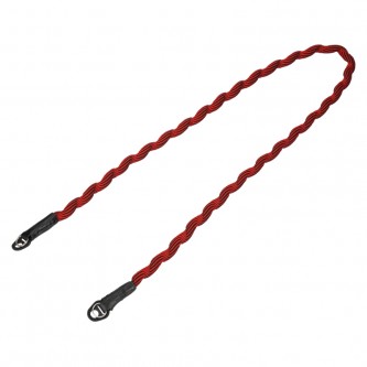 Artisan & Artist ACAM-707 Spiral Cord Strap, Red/Black